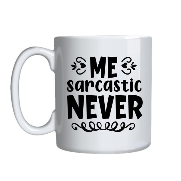 Sarcastic Coffee Mugs for Him Her with Words Graphic Cups Design Present050