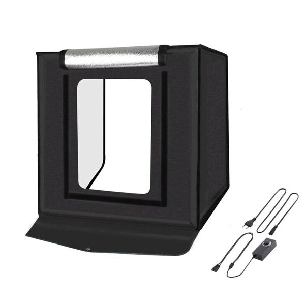 60CM Portable LED Photography Studio Photo Box with 6 Removable Backdrop