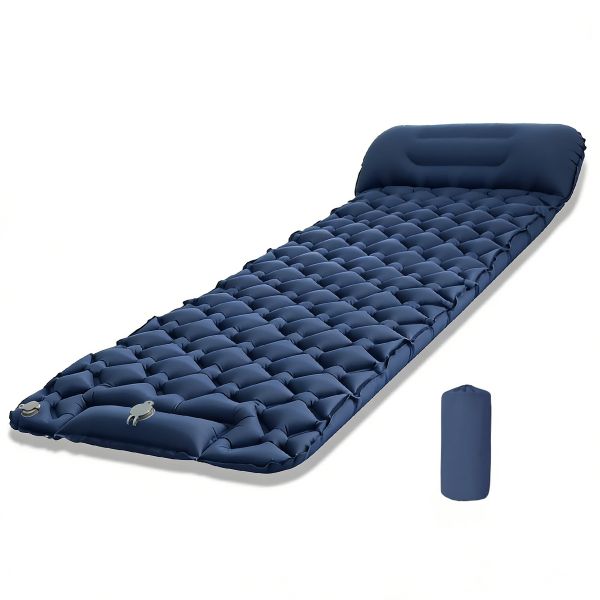 TPU Inflatable Camping Mat Ultra Light Sleeping Pad with Pillow Outdoor