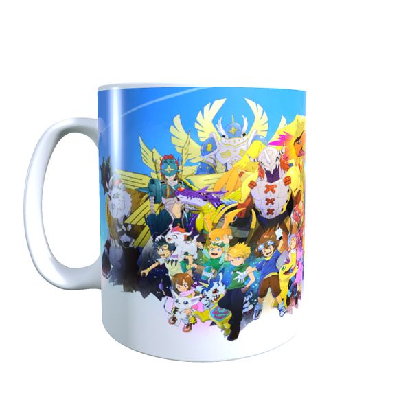 Original Megas - Digimon Themed Coffee Mug