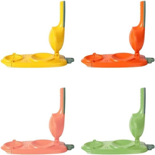 4PCS Dumpling Skin DIY Dumpling Maker 2 in 1 Dumpling Maker Multifunction D