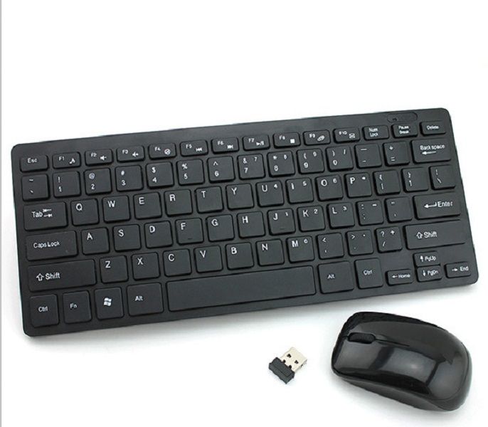 Tuff-Luv Wireless keyboard &amp; Mouse – Slim - Black
