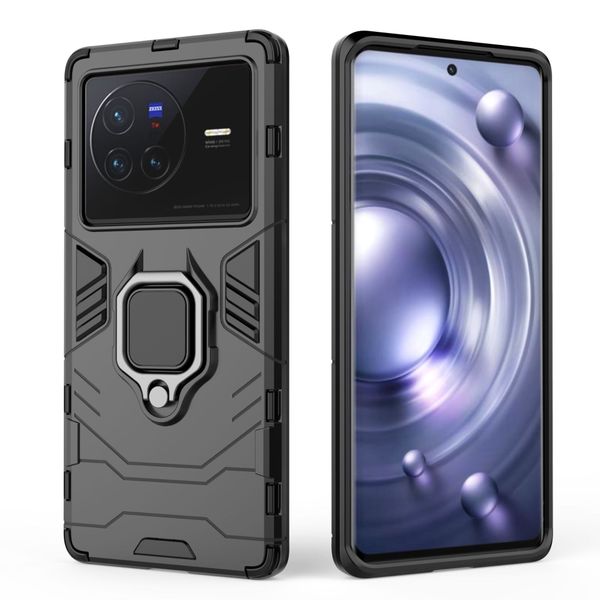Phone Case compatible with Vivo X80 Shockproof with Holder