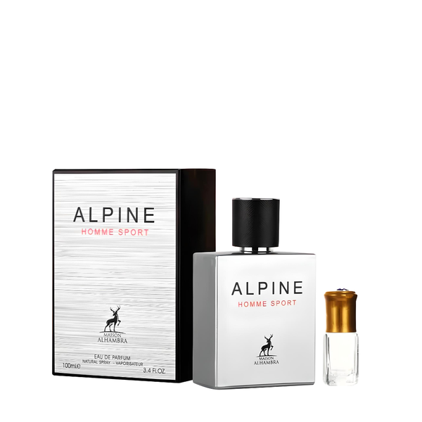 Maison Alhambra - Alpine Homme Sport for Men EDP - 100ml &amp; Perfume Oil