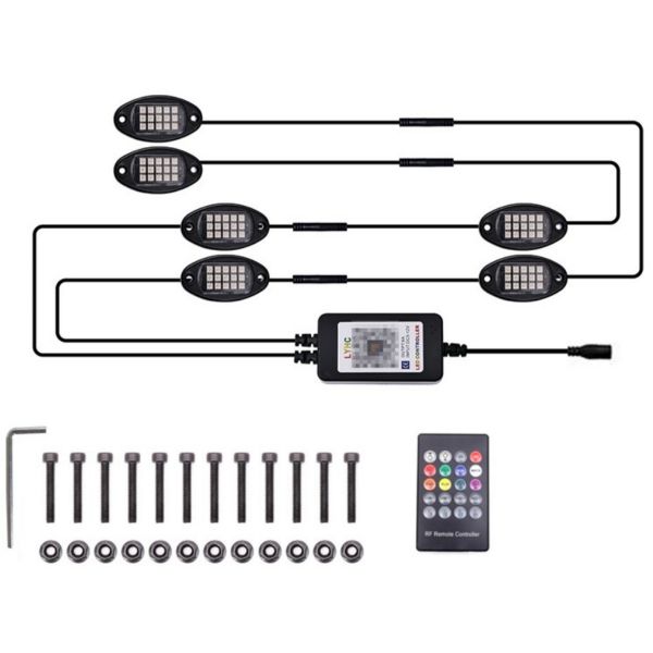 Lights Chassis Light APP+ RF Dual Control Off-Road Vehicle Atmosphere Light