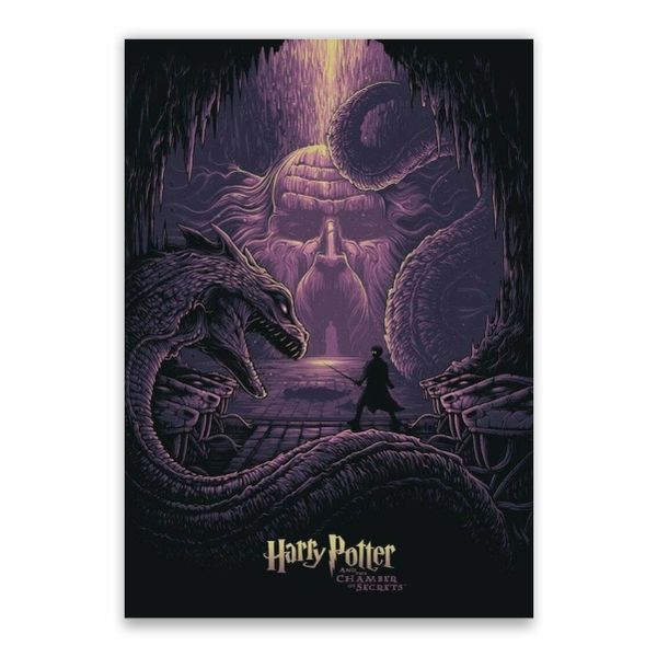 Chamber of Secrets Basilisk Decorative Poster - A1