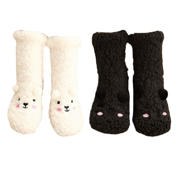 Fashion Winter Warm And Cozy Slipper Bear Socks Super Soft