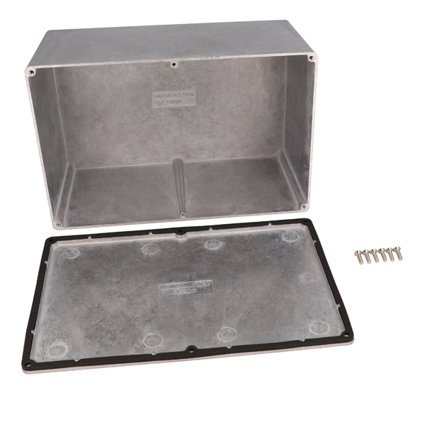 1550WH Diecast Aluminium Enclosure 222×146×105mm Unfinished IP66 Rated