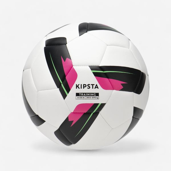 Kipsta Size 4 Machine-Stitched Football Training Ball - White