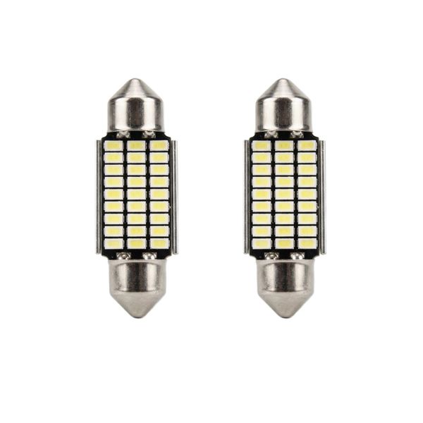 Set of 2 High-Power 30-LED CANBUS 36mm Festoon Bulbs - Bright White