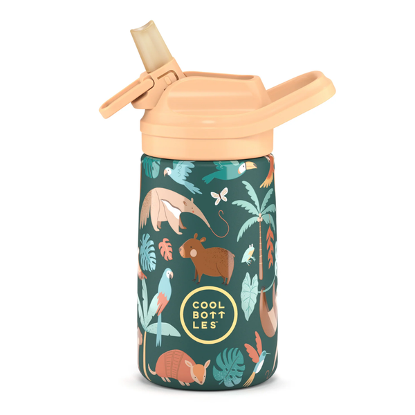 Cool Bottles Kiddies Triple-Insulated Water Bottle Rainforest Refuge 350ml