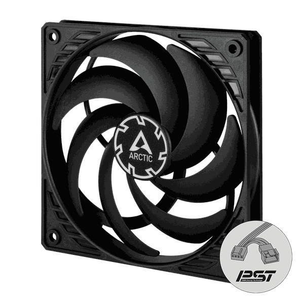 ARCTIC P12 Slim PWM PST 120mm 0dB Black Fan