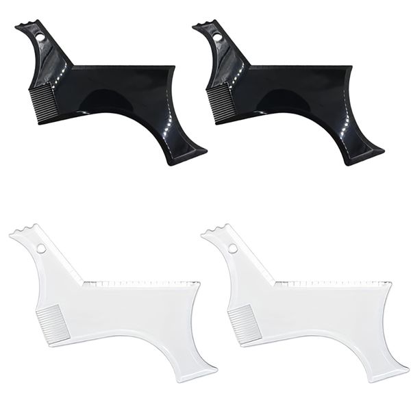 4 Pieces Beard Styling Tool With Comb Beard Styling Template