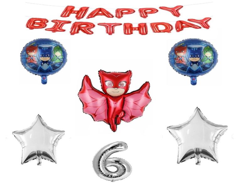 Pj Mask Balloon Set 6 Years