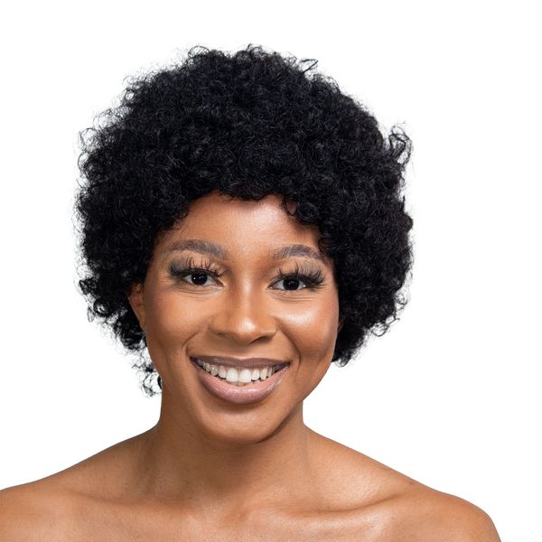 Hairsa - 6" Curly Afro Wig - 13A Grade