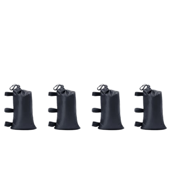 Heavy-Duty Tent Weights - Durable Oxford Cloth Sandbags 4 Piece