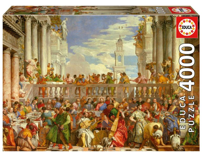 Educa The Wedding At Cana, Paolo Veronese 4000 Piece Puzzle