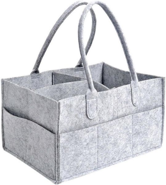 Synergy360 Baby Diaper Caddy Organizer Bag - Grey