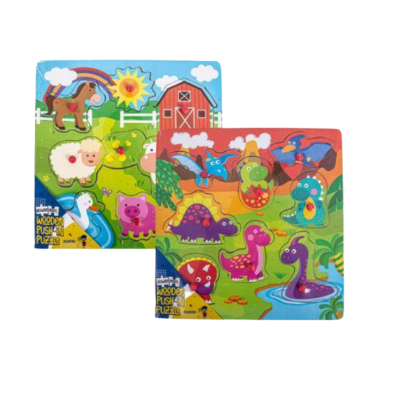 Growing Minds - Wooden Puzzle Board