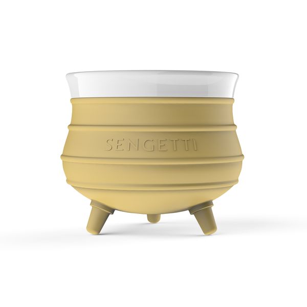 Medium Potjie Pot - Sengetti by Andy Cartwright - Mustard