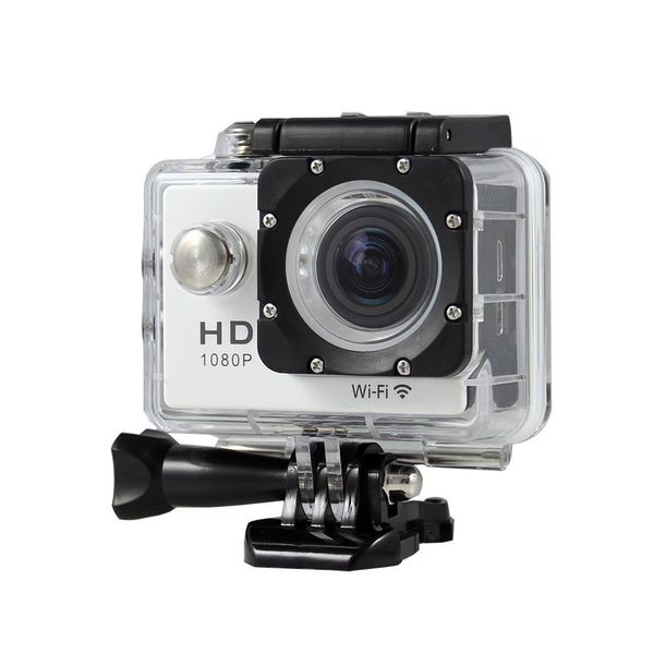 1080P Waterproof HD Sports Camera - White