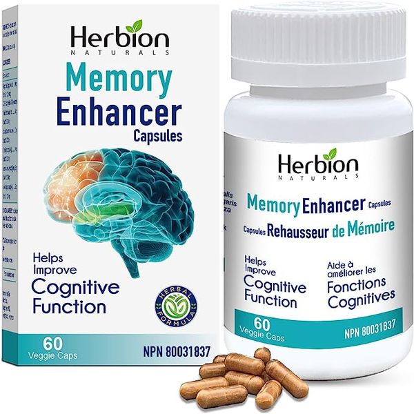 Herbion Naturals Memory Enhancer 60 Veggie Caps