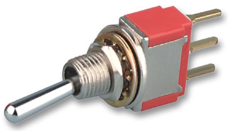 Te Connectivity (FTN0904) Toggle Switch, On-On, DPDT, Non Illuminated