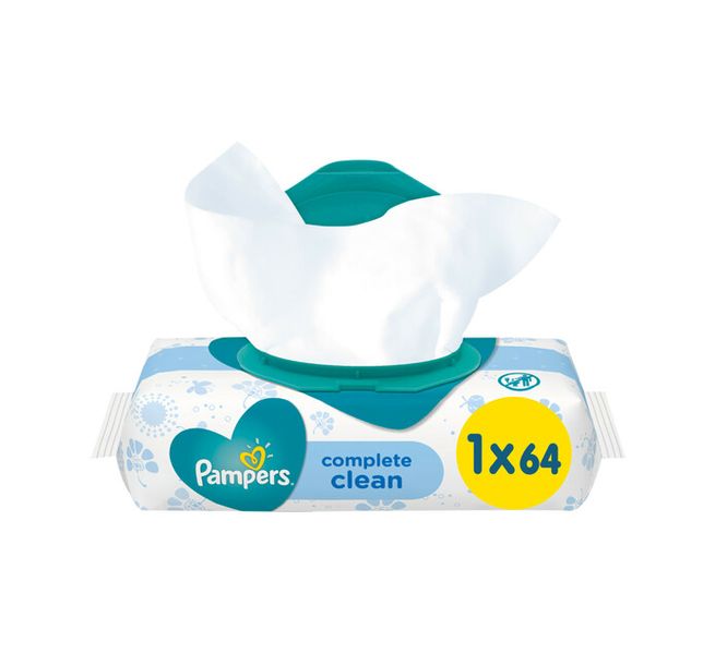 Pampers Fresh Baby Wipes Refill - 2 x 64 Wipes