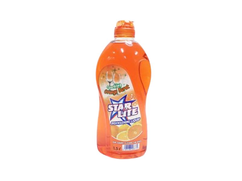 Star Lite Dishwashing Liquid 1.5 Lt Orange Burst