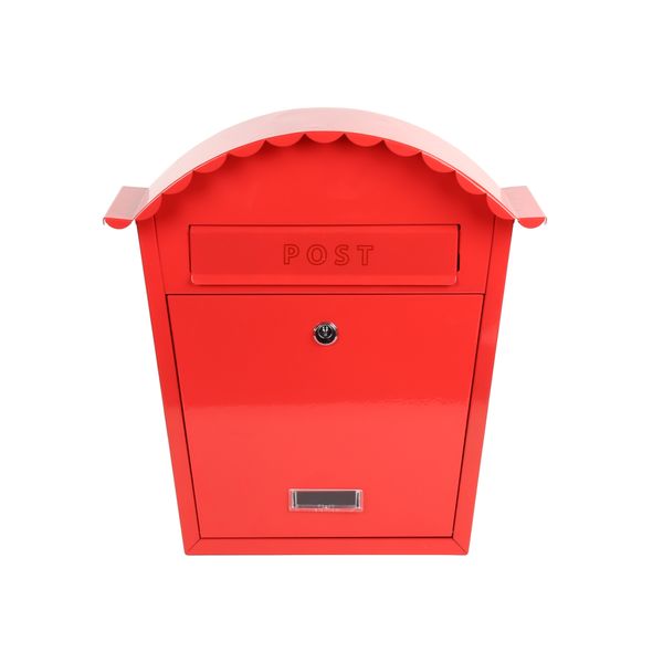 EMtronics Wall Mountable Stainless Steel Mail Post Box - Weather Resistant