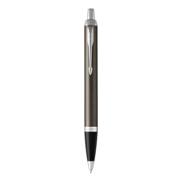 PARKER IM Ballpen Medium Nib Blue - Dark Espresso Gift Box