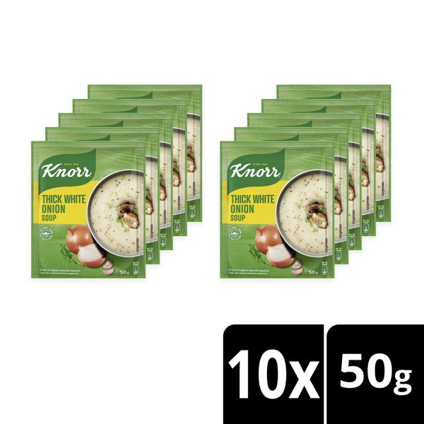 Knorr Thick White Onion Thickening Soup 10x50g