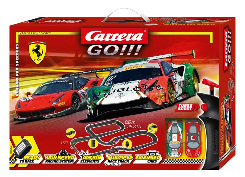 Carrera GO!!! Ferrari Pro Speeders Set 8.6m