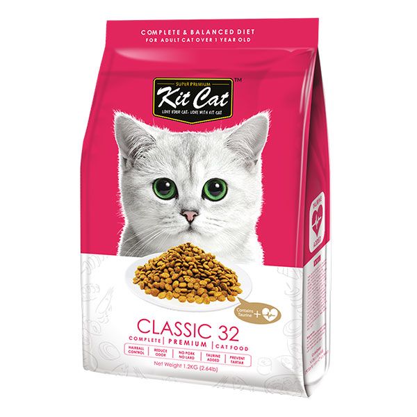 Kit Cat - Classic 32 Dry Cat Food (Taurine Added)