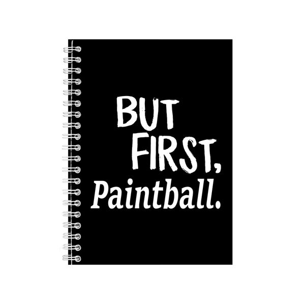 Paintball Wire Bound Notebook Sport Gift Idea Writing Books A4 Notepad
