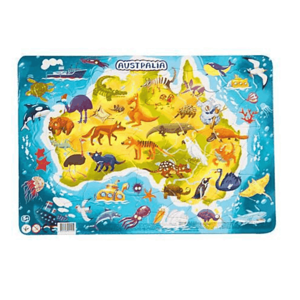 Australia Puzzle 53 Piece On Board