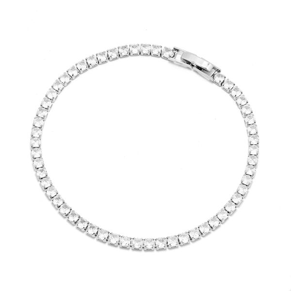 iDesire Cubic Zirconia 3mm Tennis Bracelet