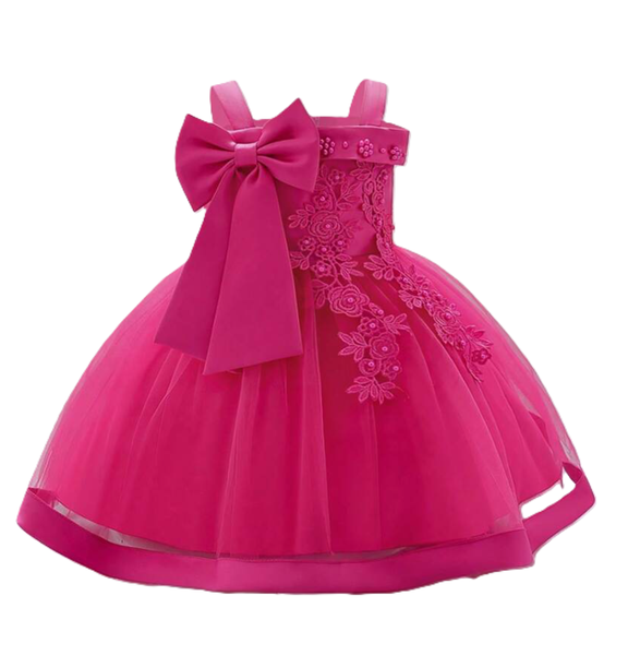 Sleeveless Bow Tutu Ballgown Dress for Girls - Weddings, Parties &amp; Events