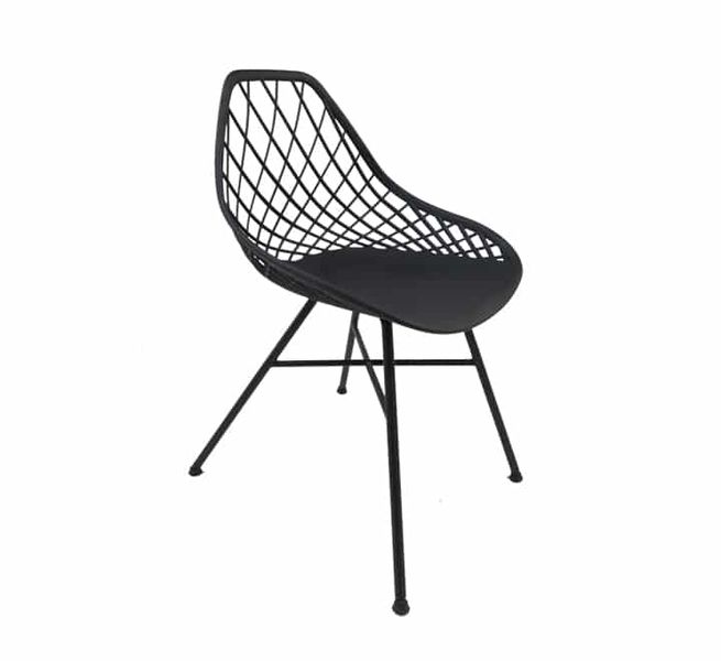 Black Plastic Spider Chair