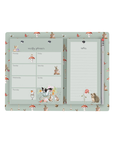 Garden Friends Weekly &amp; Shopping Planner Pad