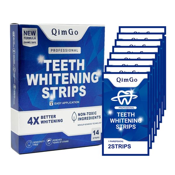 Professional Tooth Whitening Strips Kit Safe For Enamel Non-Sensitive