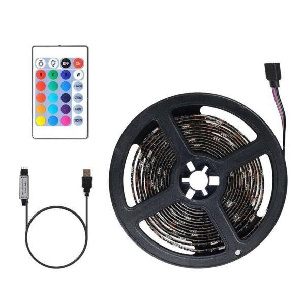 USB 5V RGB 5050 LED Strip Light 2m Z807
