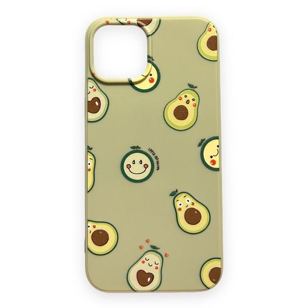 AMA Silicon Cartoon Avocado Phone Case For iPhone 14 Pro Max