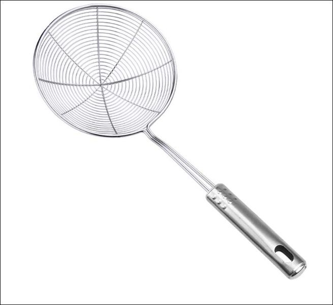 Stainless Steel Strainer Skimmer Colander 20cm