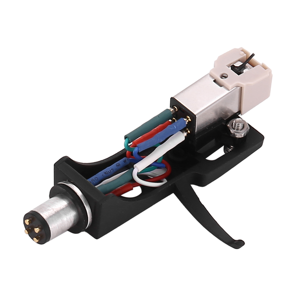 Cartridge Stylus with Turntable Headshell 4 Pin Contacts for Phonograph Tur