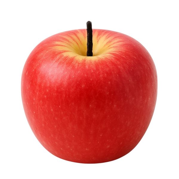 Realistic Apple-Shaped Candle - Red