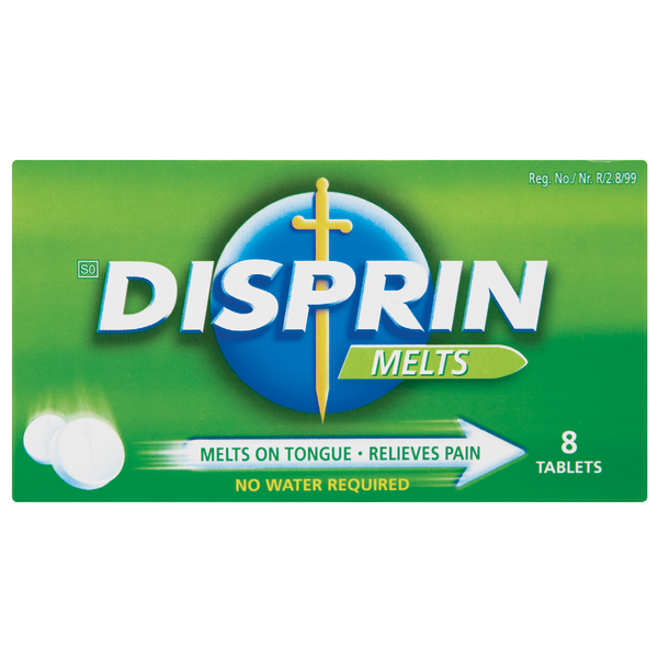 Disprin 8s Melts 300g, Pain &amp; Fever Relief