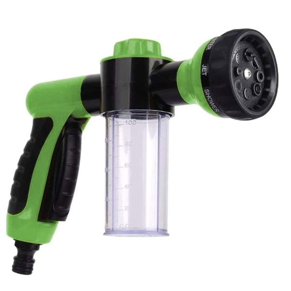 BasicX Multi-Mode High-Pressure Car Wash Foam Sprinkler - 8-in-1