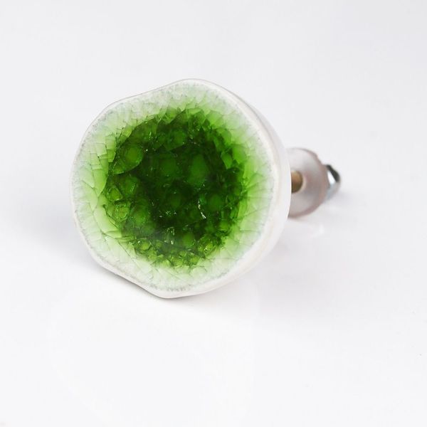 Green Ceramic Drawer Knob
