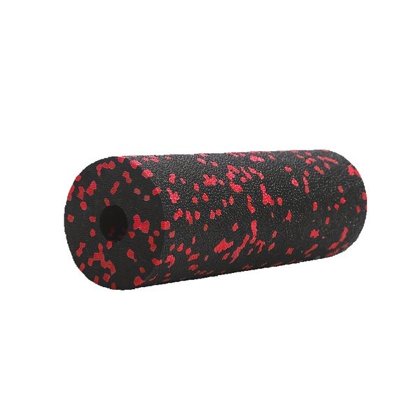 Mini Foam Roller - Portable Foot Massager, Black with Blue &amp; White Speckled